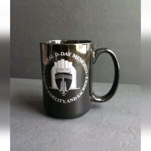 National D Day Black Coffee Mug Cup - Overlord Arch - Valor Fidelity